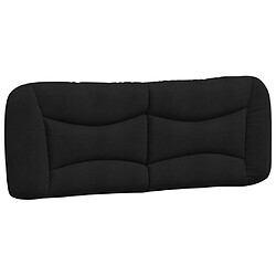 Acheter Vidaxl Lit avec matelas noir 180x200 cm tissu