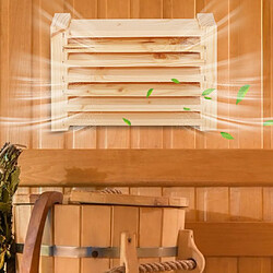 Sauna en bois Air Vent Grille Panneau de Ventilation Accueil Spa Vapeur Sauna Accessoires Équipements pour Se Détendre