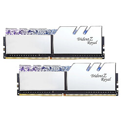 G.Skill Trident Z Royal - 2 x 16 Go - DDR4 4000 MHz CL19 - Argent