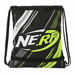 Sac à dos serré par des ficelles Nerf Get ready Noir 35 x 40 x 1 cm 