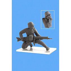 Icm Figurine Mignature German Infantry In Gas Masks (1918)