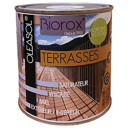 BIOROX Saturateur pour bois extérieurs origine végétale 2 en 1 terrasses Oleasol 1 litre. Saturateur pour bois extérieurs origine végétale 2 en 1 terrasses Oleasol 1 litre