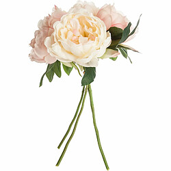 Avis Toilinux Lot 2x Bouquet de fleurs artificielles - H. 30 cm - Rose