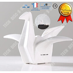 Tech Discount TD® statuette origami oiseau animaux statue sculpture decoration moderne decorative design maison artisanale chambre creative meuble