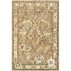 Vidal Tapis de laine 300x198 blanc crème Vintage Royal