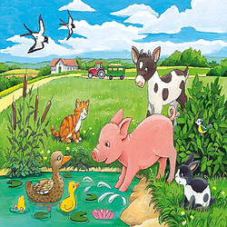 Ravensburger - 07582 9 - Puzzle - Bébés Animaux De La Terre - 2 x 12 Pièces