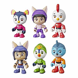 Top Wing ? Coffret de 6 Figurines Top Wing - Personnages Swift, Betty, Rod, Baddy, Penny et Brody ? 8 cm - Jouet enfant