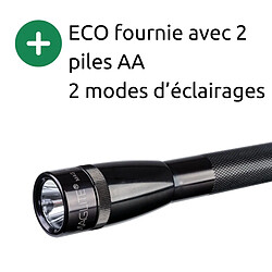 Avis Lampe torche Mini Maglite pro+ LED SP2P 2 piles AA 16.7 cm - Noir