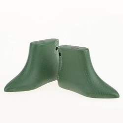 Chaussures en plastique dure le moule fabrication de chaussures pour poupée BJD échelle 1/3 vert