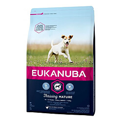 EUKANUBA Croquettes au poulet - Petite race - 3kg - Pour chien mature senior