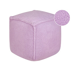 Beliani Pouf violet ALIPUR 