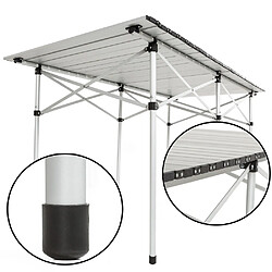 Acheter Helloshop26 Table de camping jardin pique-nique aluminium pliante 140x70 cm + sac 2008034