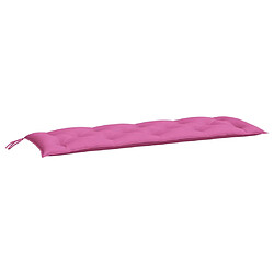 Acheter Maison Chic Coussins Confort,Coussins de banc de jardin lot de 2 rose 150x50x7 cm tissu -GKD90188