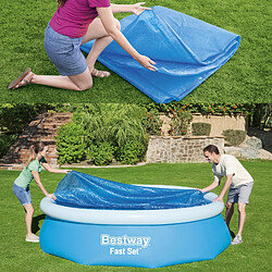 Bâche Solaire pour Piscine Hors-sol Bestway Ø210 cm Ronde