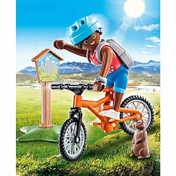 Playmobil® Playmobil Spécial Plus Cycliste avec Marmotte 70303