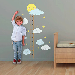 Stc Sticker enfant Nuages - 70 x 50 cm - Multicolore