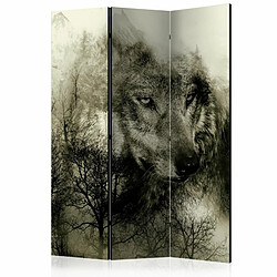 Paris Prix Paravent 3 Volets Mountain Predator Beige 135x172cm