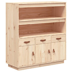 vidaXL Buffet haut 100x40x108,5 cm Bois massif de pin