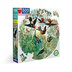 eeBoo Piece and Love colibris 500 piAces puzzle cercle rond 