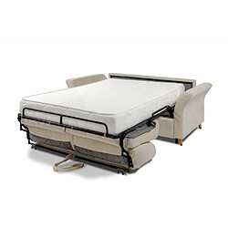 Acheter Inside 75 Canapé convertible EXPRESS LEVENS 160 cm matelas 18 cm tissu anthology crème