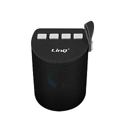 Enceinte Sans-fil Bluetooth LED Multicolore Radio FM Port USB micro SD LinQ Noir