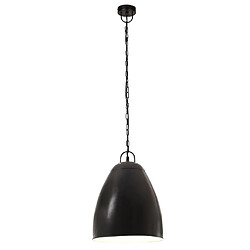 Avis vidaXL Lampe suspendue industrielle 25 W Noir Rond 32 cm E27