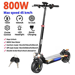 Acheter iScooter iX4 Scooter électrique 10 ''pneus en nid d'abeille moteur 800W