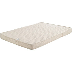 Literie Julien Matelas Ferme Pour tous BZ 140x200 x 10 cm avec Latex Naturel sur Face Hiver - Découpe Assise 60 cm - 5 zones de Confort - Face été et Noyau Poli Lattex HR Dernière Génération - Très Respirant