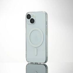 Avis WE Coque de protection MAGSAFE IPHONE 14 Transparent: Compatible avec MagSafe - anneau blanc - anti-rayures - semi-rigide