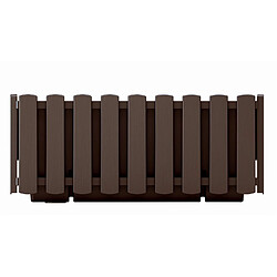 Jardinière Pot de fleurs à suspendre balcon Prosperplast Boardee Fencycase 38cm marron