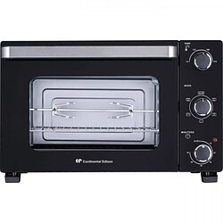 Mini Four Electrique CONTINENTAL EDISON CEMF46B3 - 46L noir - 1800W - Rotissoire, Convection naturelle 