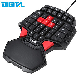 Universal Clavier 47 clés pro 1 main clavier gaming 1/1 main clavier USB filaire eSports | clavier