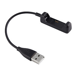 Wewoo Chargeur Pour Fitbit Flex 2 Remplacement du câble de USB Cordon de charge Line Tracker Bracelet avec fonction de réinitialisationlongueur câble environ 17 cm Noir 