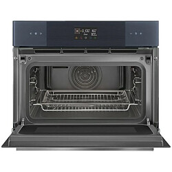 Smeg Micro ondes Combiné Encastrable SO4102M1G, Linéa, Neptune grey, Combiné compact