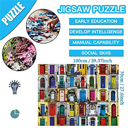 RedMiter Puzzle 2000 pièces porte pour enfants et adultes - Multicolore