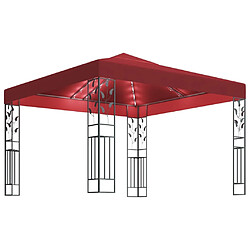 Maison Chic Tonnelle | Pergola avec guirlande lumineuse à LED 3x3 m Bordeaux -GKD33956