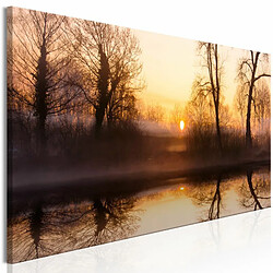 Paris Prix Tableau Imprimé Winter Sunset Narrow 45 x 135 cm 