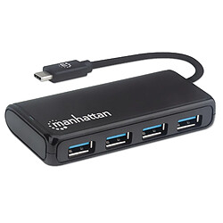 Avis MANHATTAN 164924 HUB & CONCENTRATEUR USB 3.0 (3.1 GEN 1) TYPE-C 5000 M