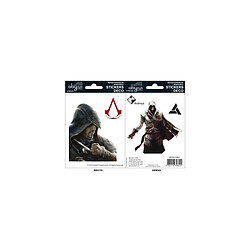 Abystyle ASSASSIN'S CREED - Stickers - 16x11cm/ 2 planches - Ezio/Altaïr