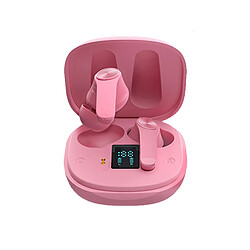 Écouteur Bluetooth Ecouteur sans Fil Sport Oreillette Bluetooth 5.0 Étanche -Rose 