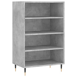 Maison Chic Buffet,Meuble de Rangement,commode pour salon,Cuisine gris béton 57x35x90 cm bois d'ingénierie -MN55287