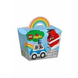 LEGO® DUPLO® 10957 Mon premier hélicoptère de pompiers et voiture de police