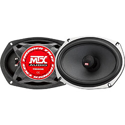 MTX TX669C Haut-parleurs coaxiaux 16x23cm 6x9 2 voies 120W RMS 4O châssis alu tweeter néodyme dôme soie bobine TSV TIL