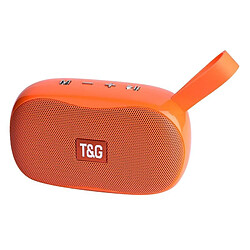 Yonis Enceinte Bluetooth Subwoofer Portable Avec Cordon Tressé Support USB AUX TF Card FM Enceinte Bluetooth Portable Style Tissé Avec Subwoofer AUX TF USB FM Orange YONIS