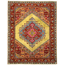 Vidal Tapis de laine 186x145 multicolore Kashkuli 