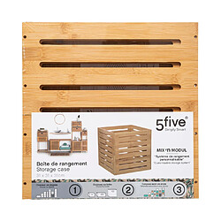 Five Simply Smart Panier de Rangement 31x31 cm Bambou - FIVE