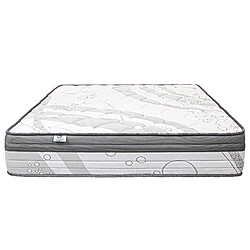 Avis LUXURY LITERIE Matelas 140x200 cm, Pilarsleep, 26cm, mousse mémoire de forme, ferme, indépendance du couchage, face été/hiver