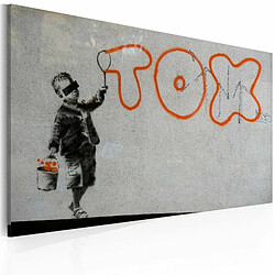 Paris Prix Tableau Imprimé Papier Peint Graffiti - Banksy 40x60cm