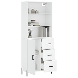 Avis Maison Chic Buffet,Meuble de Rangement,commode pour salon,Cuisine Blanc 69,5x34x180 cm Bois d'ingénierie -MN62257