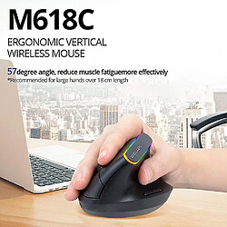 Universal souris sans fil 2.4 g de souris optiques de jeu vertical ergonomique souris 1600 dpi pour ordinateur portable informatique